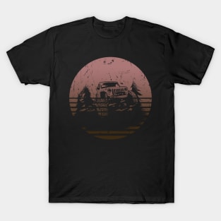 Retro SUV Offroad Truck T-Shirt